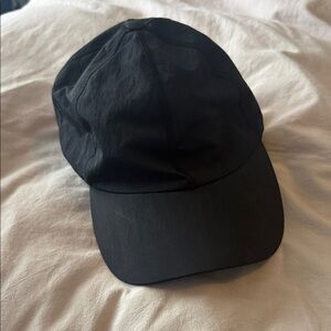Lululemon Fast and Free Black Running Cap